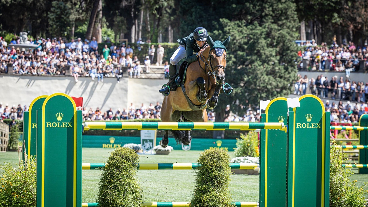 Mansur is the master of the Rolex Grand Prix of Rome