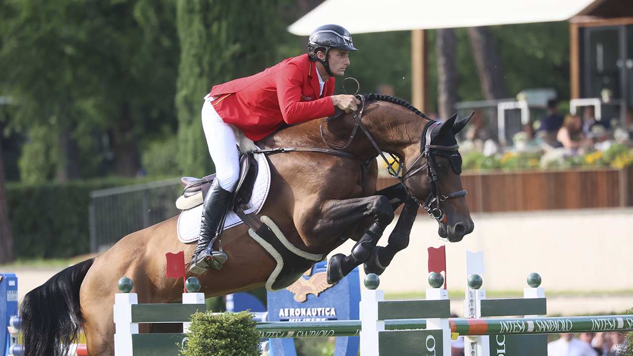 Richard Vogel, a top champion at Piazza di Siena